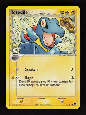 Totodile 67/101 - Dragon Frontiers
