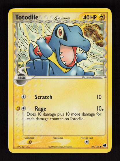 Totodile 67/101 - Dragon Frontiers