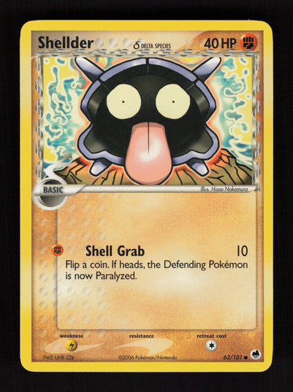 Shellder 63/101 - Dragon Frontiers