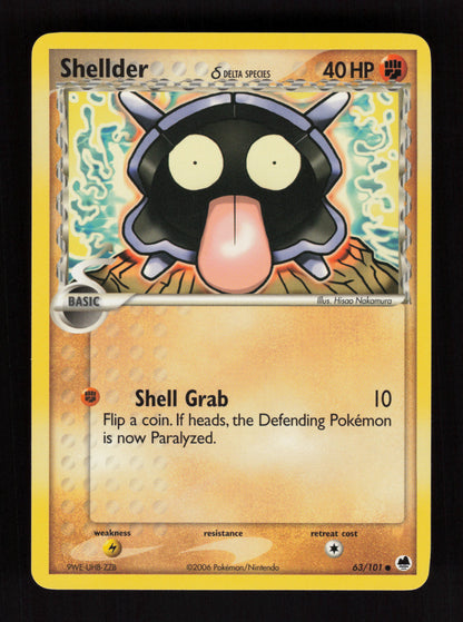 Shellder 63/101 - Dragon Frontiers