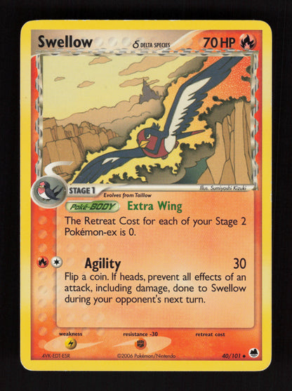 Swellow 40/101  - Dragon Frontiers