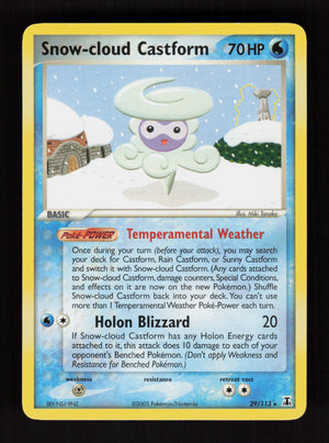 Snow-cloud Castform 29/113 - Delta Species