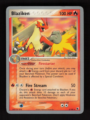 Blaziken 3/109 - Ruby & Sapphire - World Championships 2004