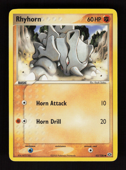 Rhyhorn 62/106 - Emerald