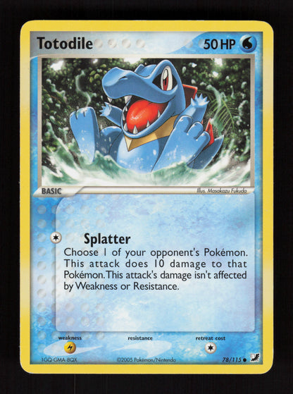 Totodile 78/115 - Unseen Forces