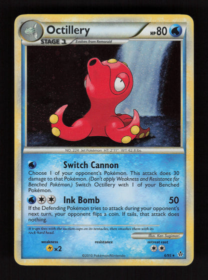 Octillery 6/95 - Holo Rare - Unleashed