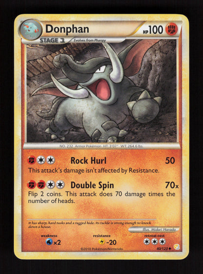 Donphan 40/123 - HeartGold SoulSilver