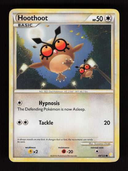 Hoothoot 66/123 - HeartGold SoulSilver
