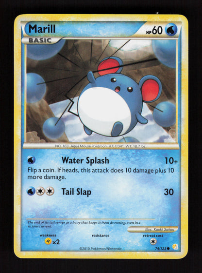 Marill 74/123 - HeartGold SoulSilver