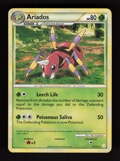 Ariados 15/123 - HeartGold SoulSilver