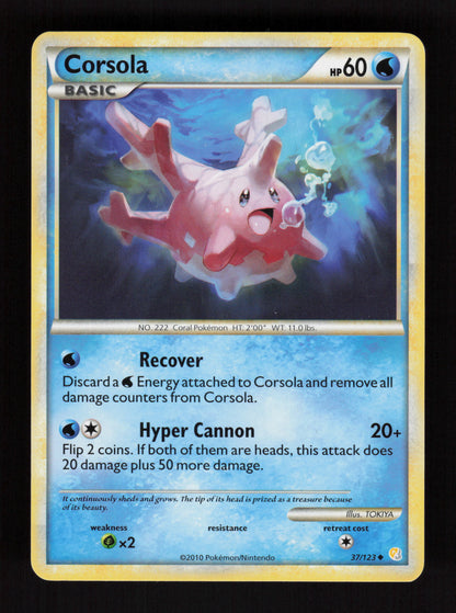 Corsola 37/123 - HeartGold SoulSilver
