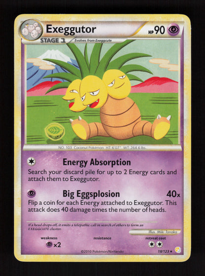 Exeggutor 18/123 - HeartGold SoulSilver