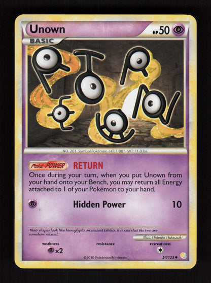 Unown 54/123 - HeartGold SoulSilver