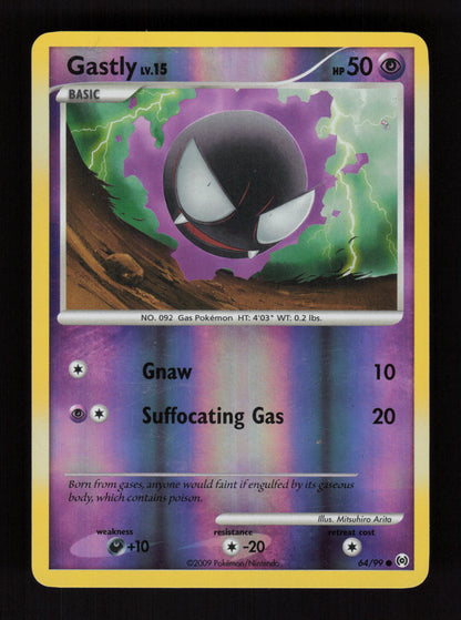 Gastly 64/99 - Reverse Holo - Arceus
