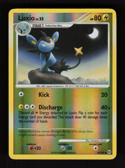 Luxio 43/99 - Reverse Holo - Arceus