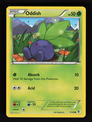oddish 1/149 - Boundaries Crossed