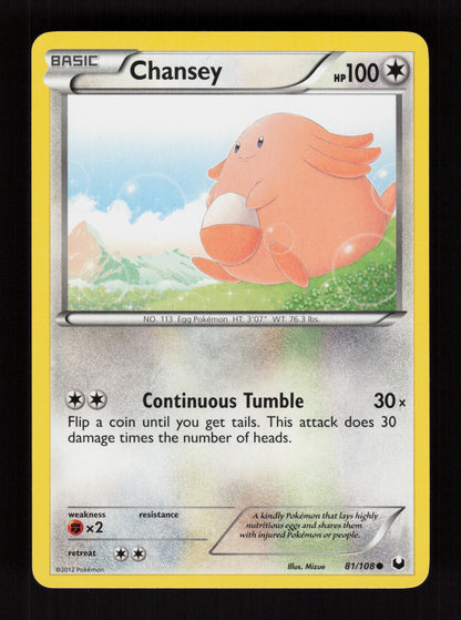 Chansey 81/108 - Dark Explorers