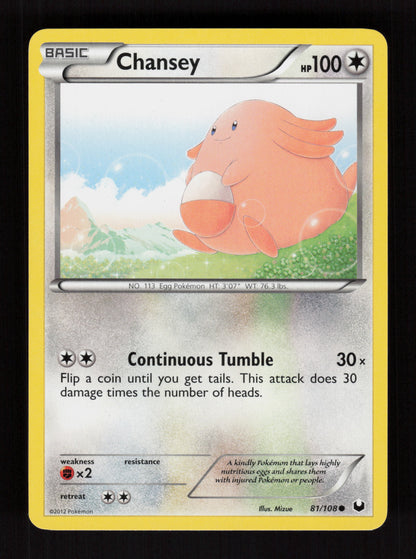 Chansey 81/108 - Dark Explorers