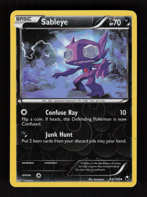 Sableye 62/108 - Reverse Holo - Dark Explorers