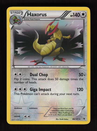 Haxorus 88/101 - Reverse Holo - Noble Victories