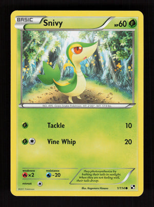 Snivy 1/114 - Black & White