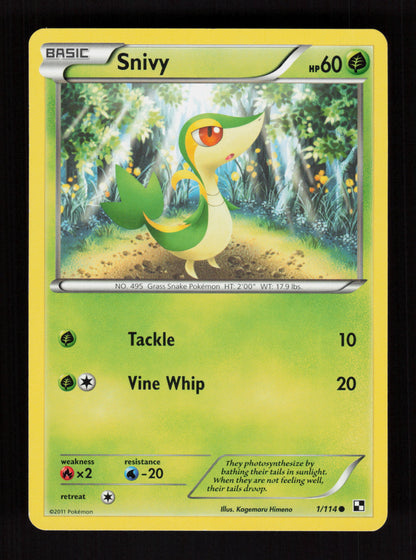 Snivy 1/114 - Black & White