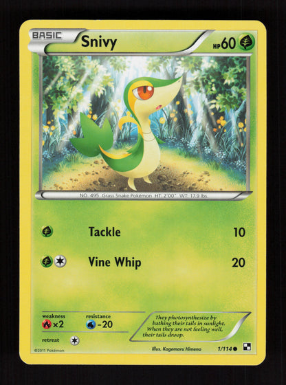 Snivy 1/114 - Black & White