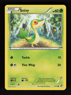 Snivy 1/114 - Black & White