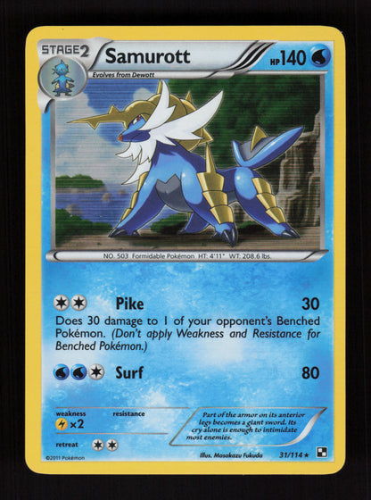Samurott 31/114 - Black & White