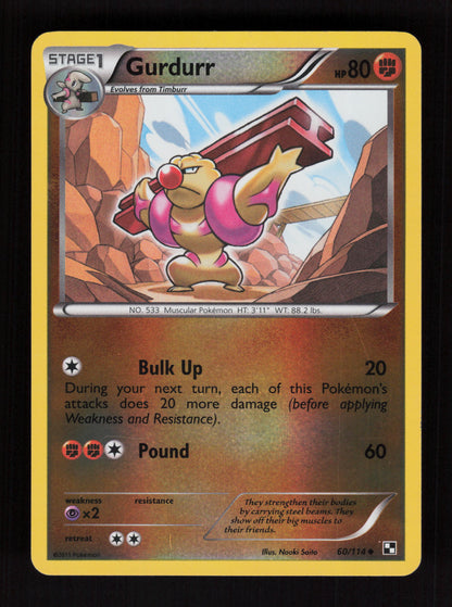 Gurdurr 60/114 - Reverse holo - Black & White