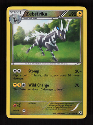 Zebstrika 42/114 - Reverse holo - Black & White