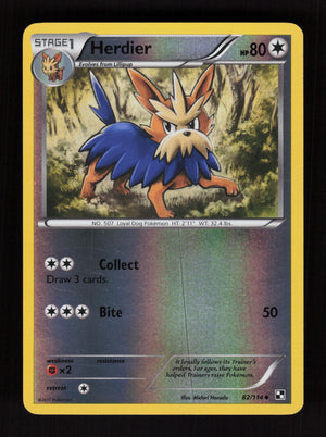Herdier 82/114 - Reverse holo - Black & White