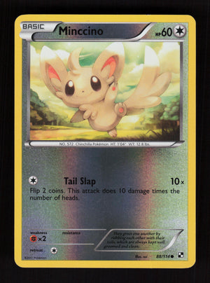 Minccino 88/114 - Reverse holo - Black & White