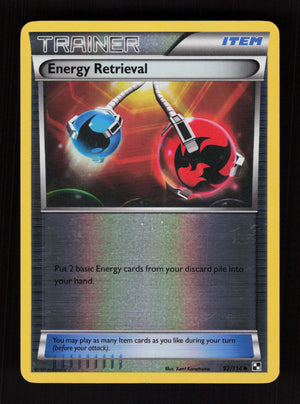 Energy Retrieval 92/114 - Reverse holo - Black & White