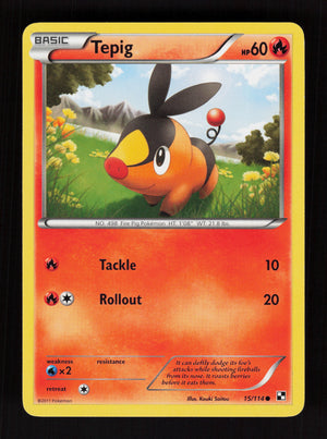 Tepig 15/114 - Black & White