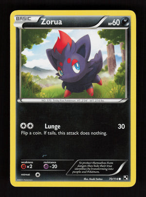 Zorua 70/114 - Black & White