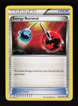 Energy Retrieval 92/114 - Black & White
