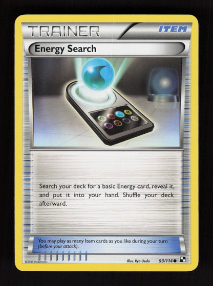 Energy Search 93/114 - Black & White
