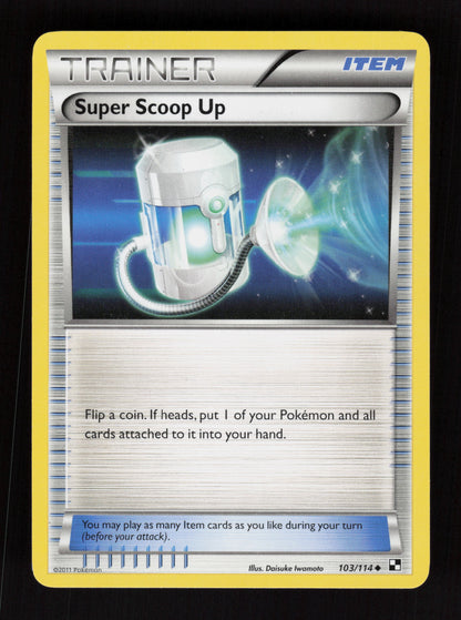 Super Scoop Up 103/114 - Black & White