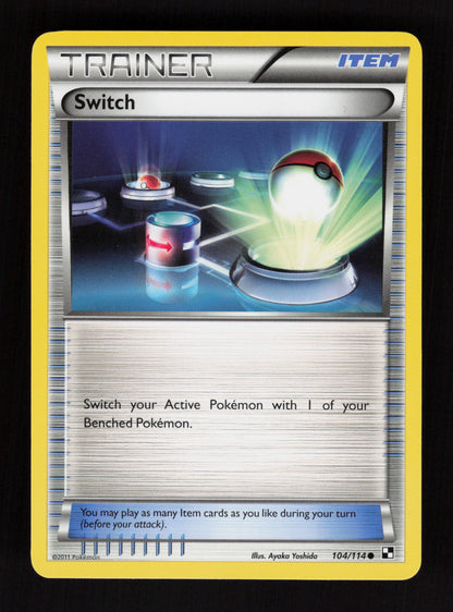 Switch 104/114 - Black & White