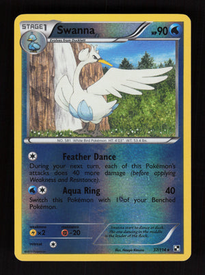 Swanna 37/114 - Reverse holo - Black & White