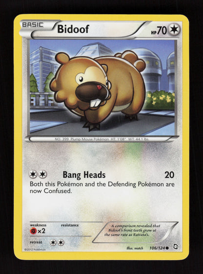 Bidoof 106/124 - Dragons Exalted