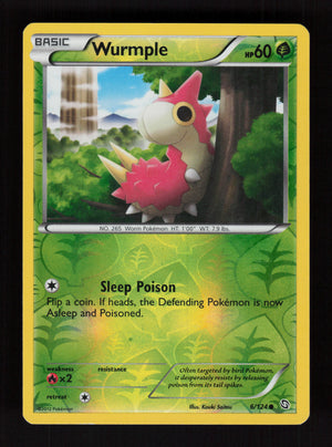 Wurmple 6/124 - Reverse Holo - Dragons Exalted