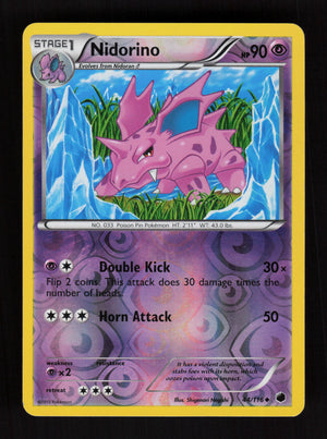 Nidorino 44/116 - Reverse Holo - Plasma Freeze