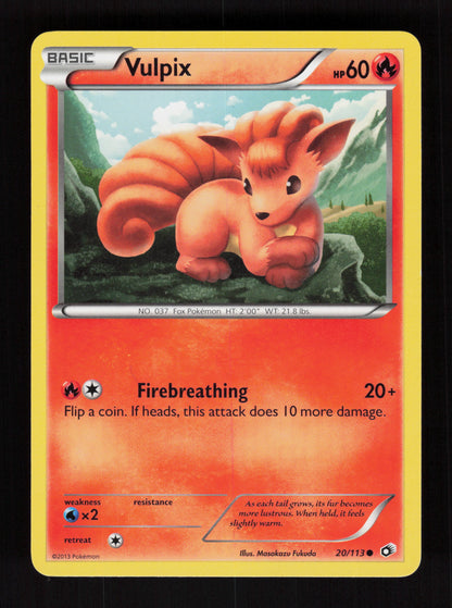 Vulpix 20/113 - Legendary Treasures