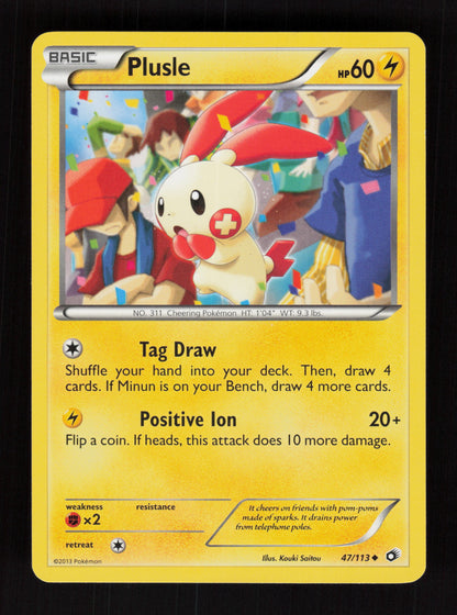 Plusle 47/113 - Legendary Treasures