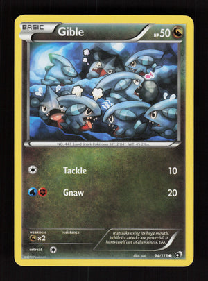 Gible 94/113 - Legendary Treasures
