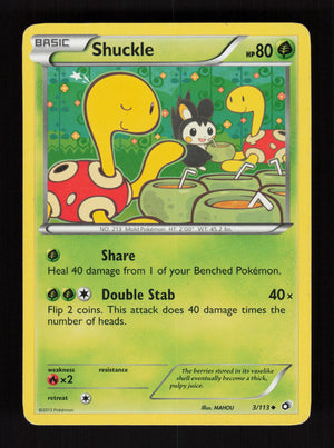 Shuckle 3/113 - Legendary Treasures