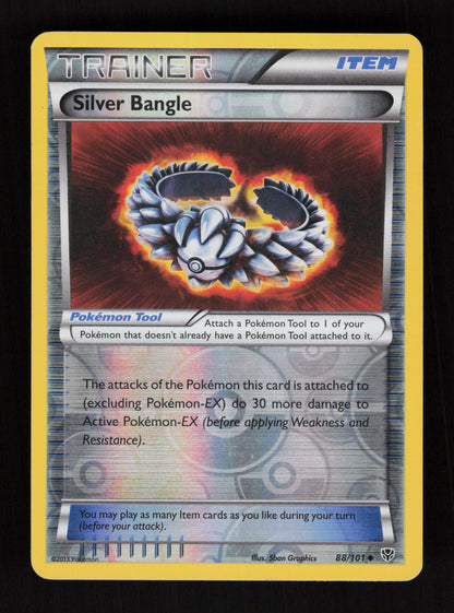 Silver Bangle 88/101 - Reverse Holo - Plasma Blast