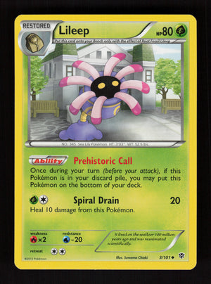 Lileep 3/101 - Plasma Blast